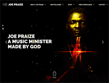 Tablet Screenshot of joepraize.com